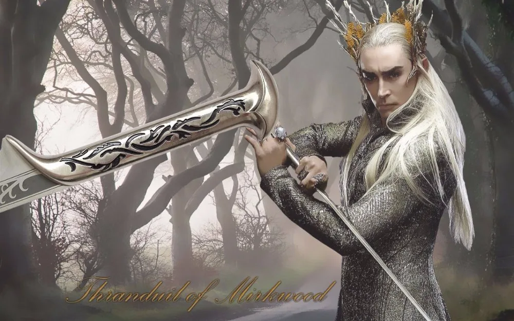 Ручной работы одежда высшего качества Хоббит Thranduil эльфийский король