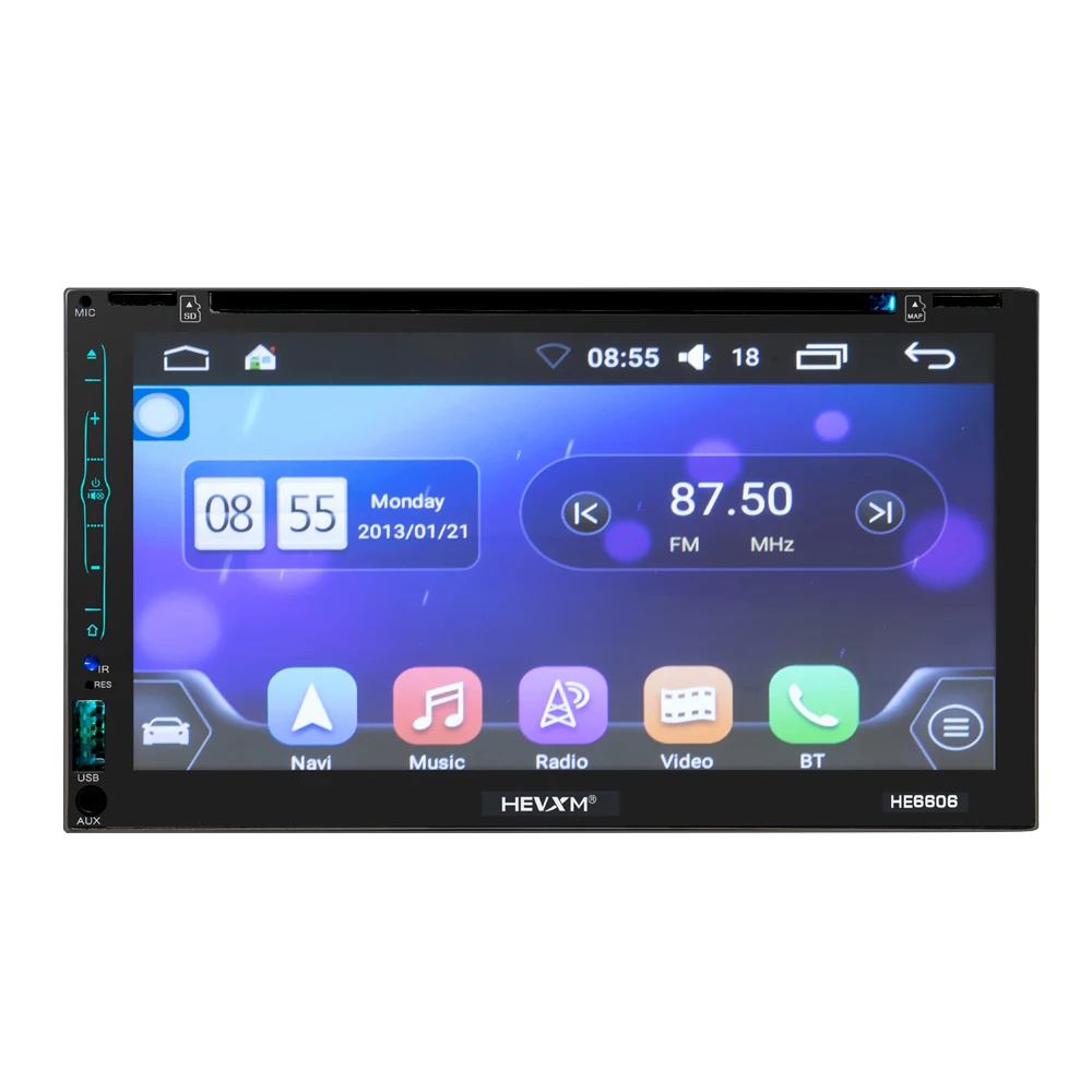 HEVXM HE6606 6 95 дюймов Автомобильный навигатор Интегрированная машина Android gps