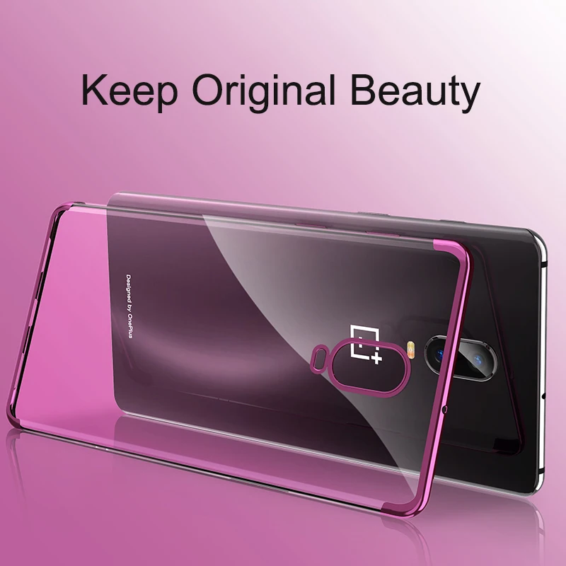 Чехол для Oneplus 7 Pro Роскошный прозрачный мягкий силиконовый чехол One Plus Oneplus7 6T 6