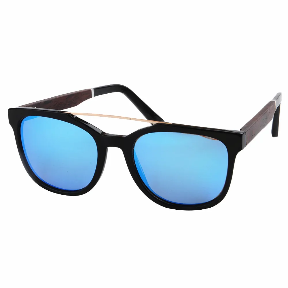 LONSY модные деревянные солнцезащитные очки мужские бамбуковые женские брендовые