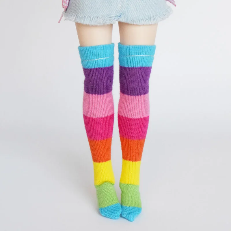 1 пара милых носков для куклы Blyth, Azone, Licca, куклы-Барби, 1/6 цвета, аксессуары, игрушки для девочек