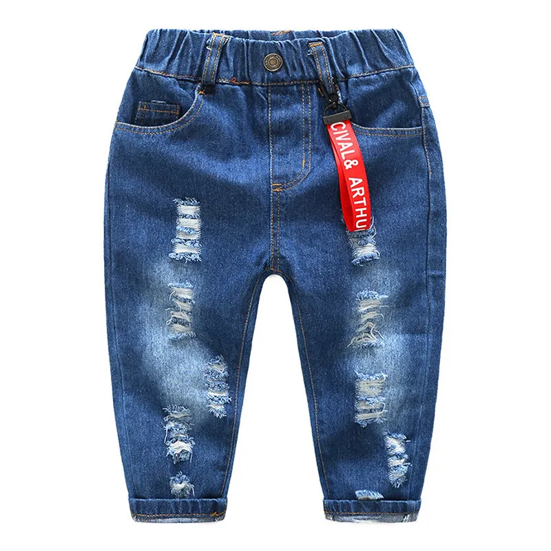 Autumn Fashion 1-7T Baby Pants Boys Jeans Children Clothing Teenager Trousers Bottom Boys Pants Baby Jeans Denim Kids Clothes - Цвет: Style Six