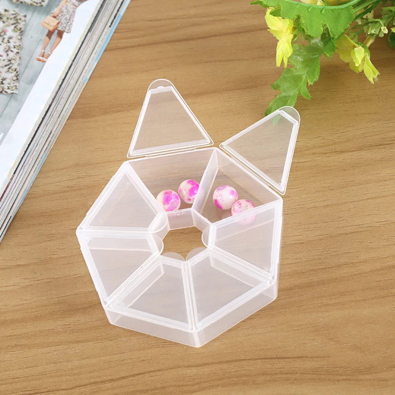 OUYIJIA 7 ячеек прозрачная коробка для хранения пластик DIY алмазная живопись