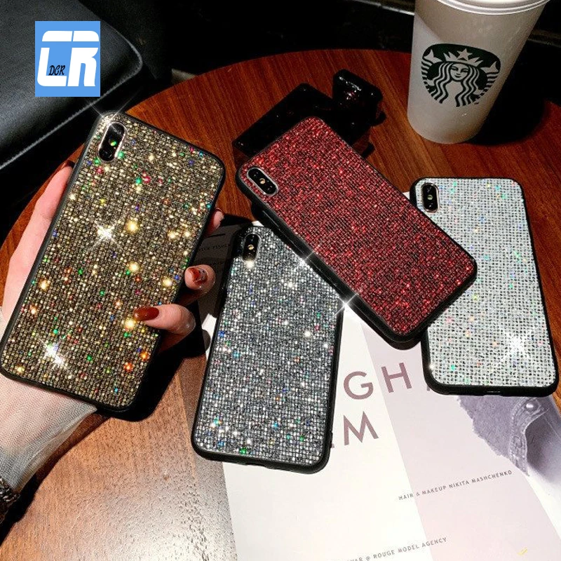 Luxury Diamond Phone Case for iPhone X XS MAX XR Cover Sexy Glitter Rhinestone Silicone Protector 6 6s 7 8 Plus |