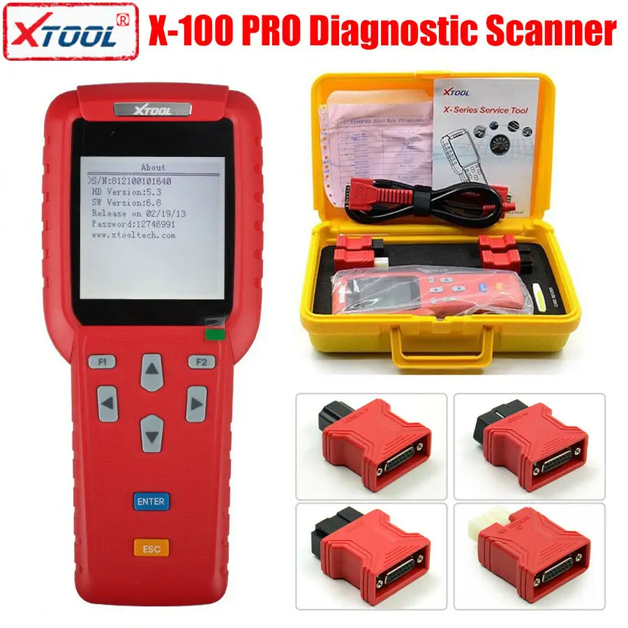 Программатор автомобильных ключей XTOOL X100 Pro OBD2/Настройка пробега включая