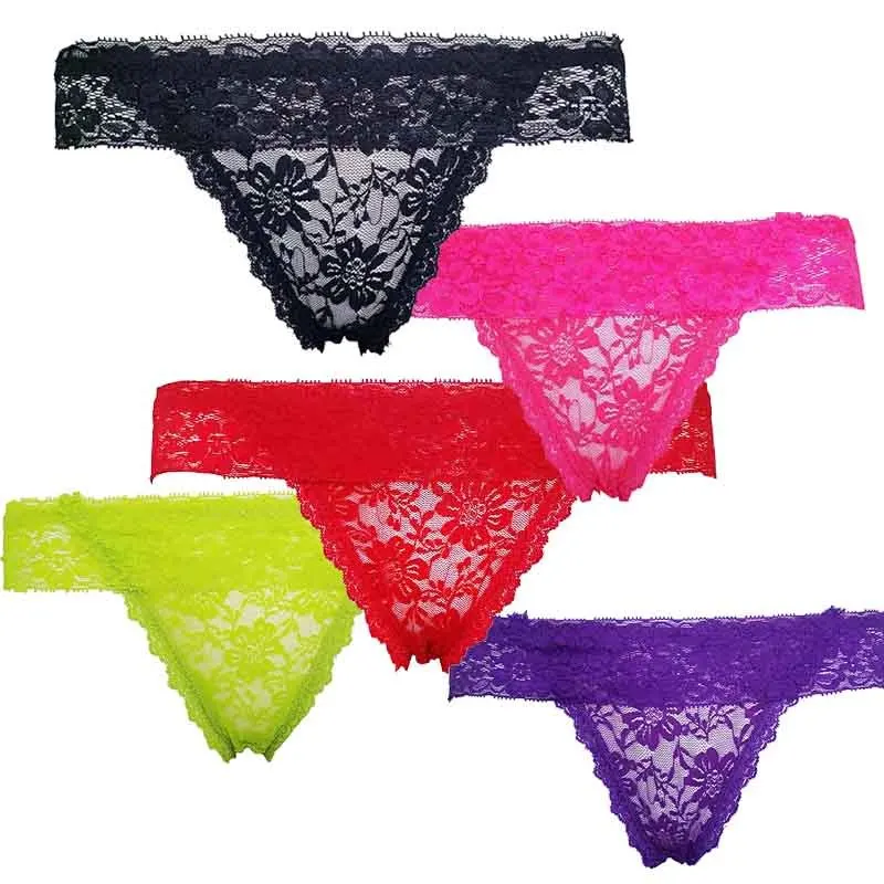 6 видов цветов женские сексуальные трусики стринги женское нижнее белье бикини