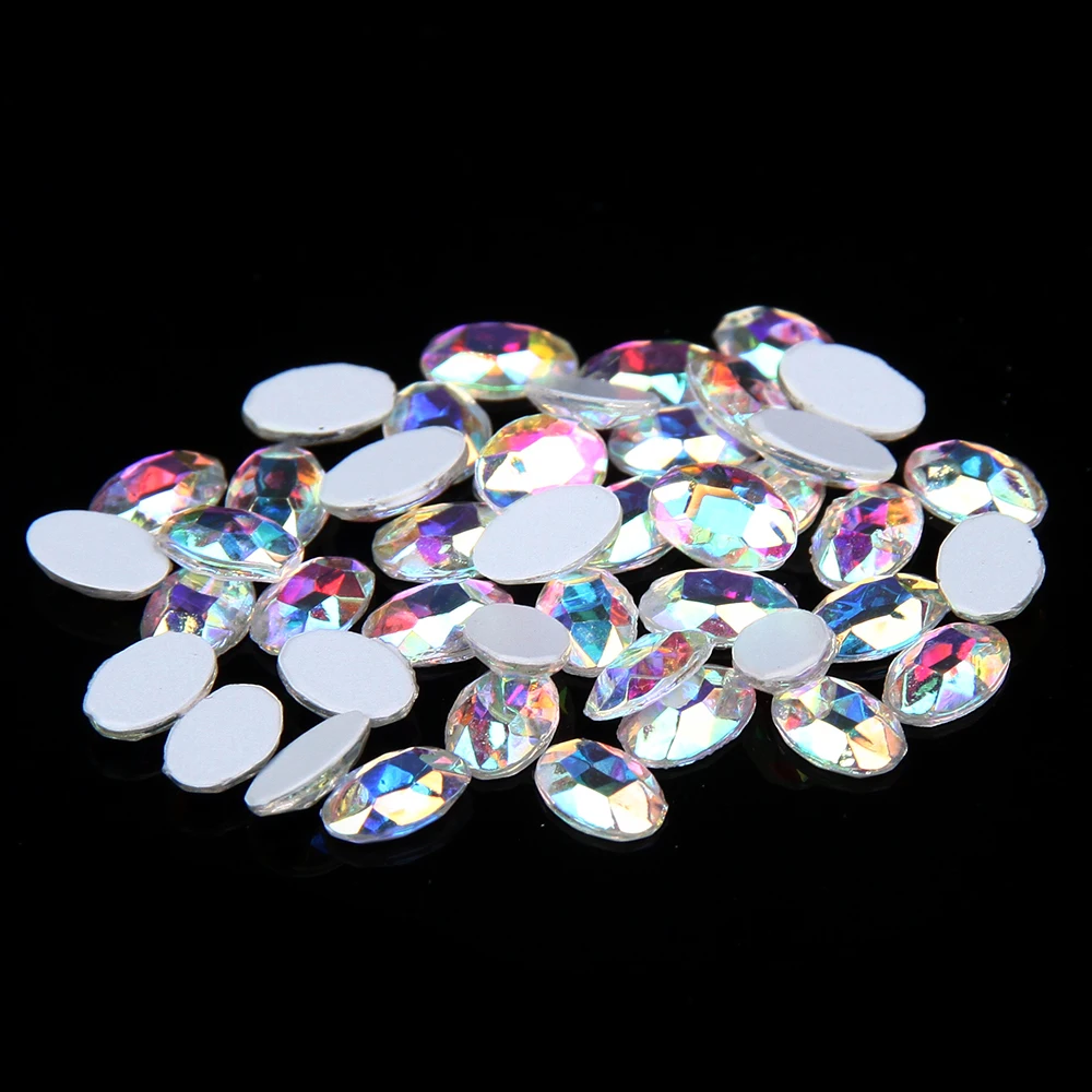 5 шт стеклянные драгоценные камни DIY Стразы для дизайна ногтей много форм