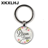 2019 charm glass pendant keychain graduation gift success gift to her letter keychain pendant keychain