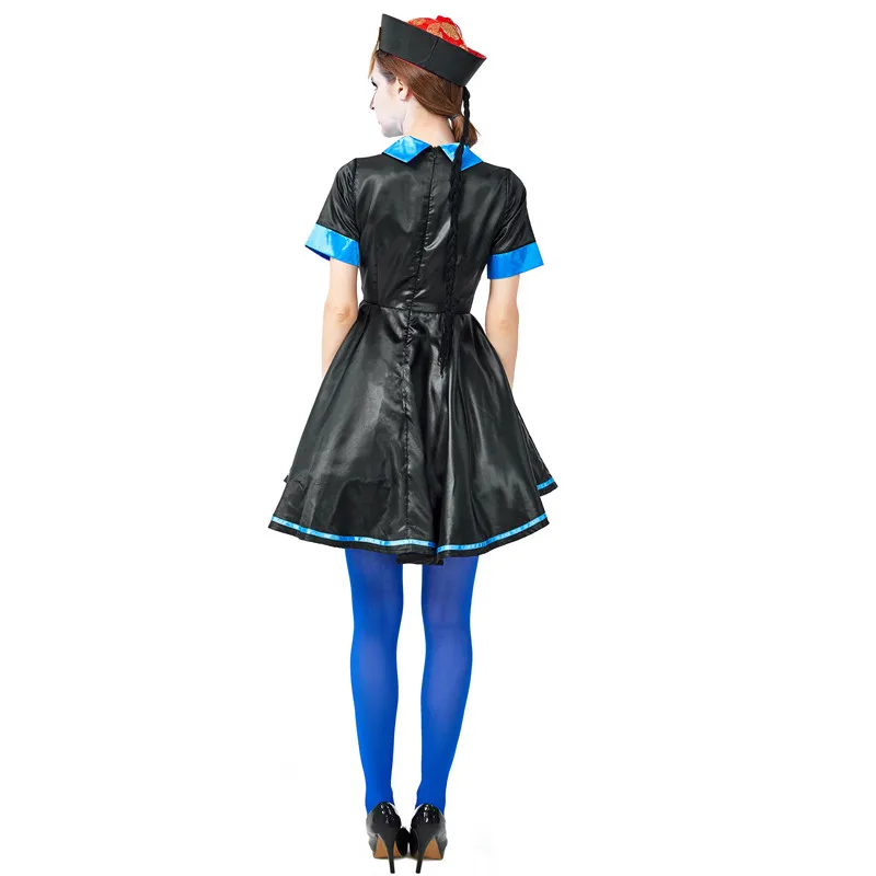 Женское китайское платье для косплея зомби Хэллоуина