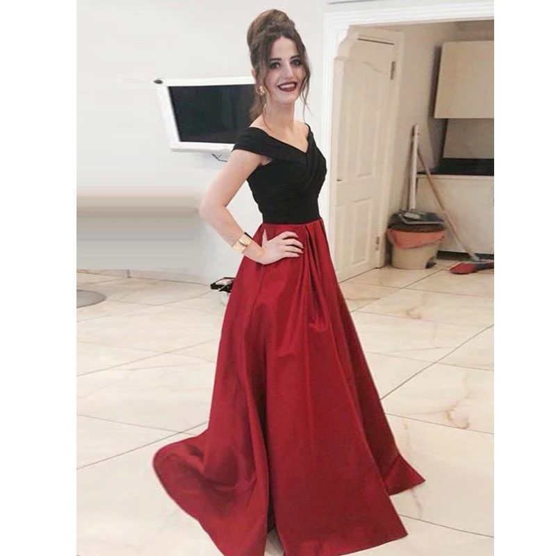Custom-made Vintage Long Evening Gowns Cap Sleeve Satin A-line Floor Length Elegant Women Dress Formal Dresses | Свадьбы и торжества
