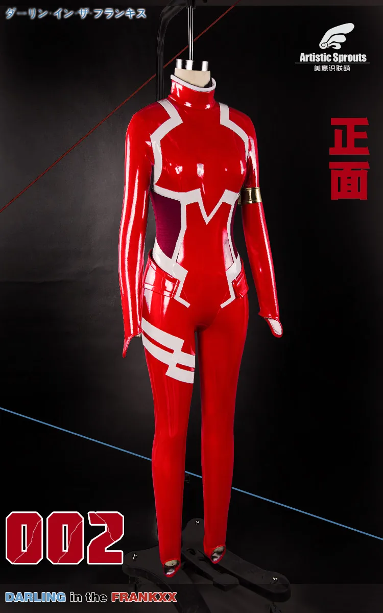 DARLING in the FRANXX 002 Zero Two, белый, красный костюм для вождения, костюм для косплея, костюм на Хэллоуин, Униформа, комбинезон, броня, размеры s, m, l