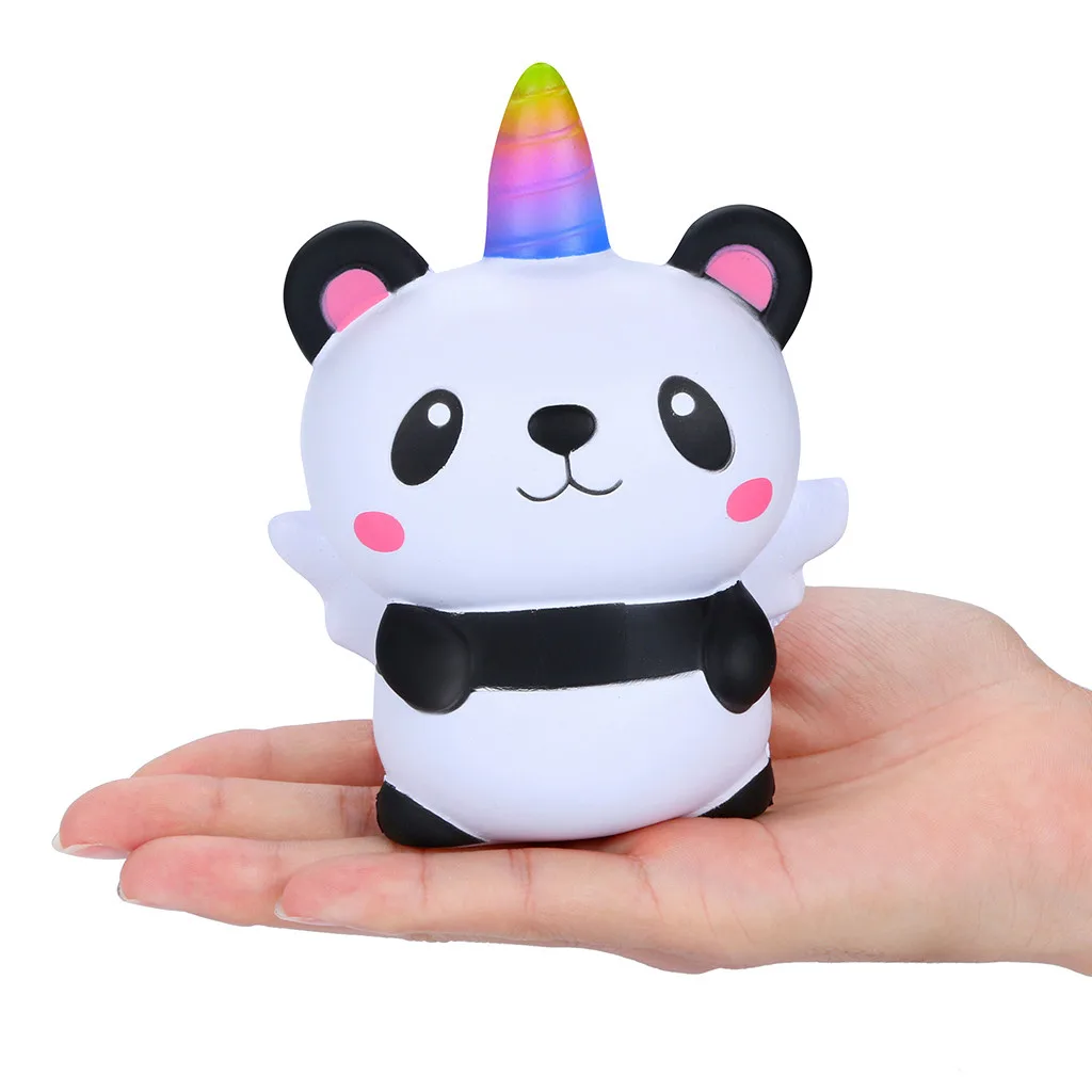 Kawaii мультфильм панда Ангел коврик с запоминанием формы игрушки Squishes снятие