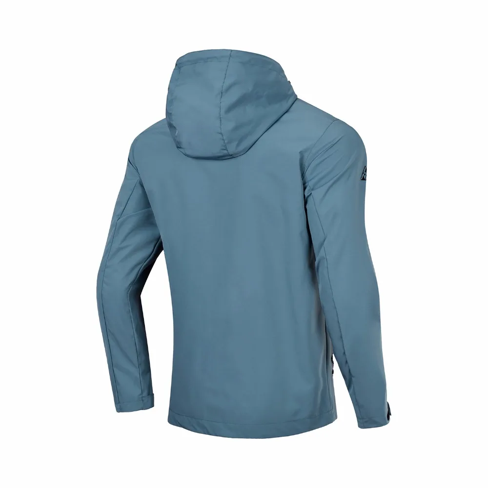 Li Ning Мужская Уличная ветровка обычная посадка 100% полиэстер уличная