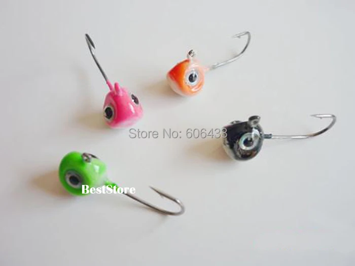 

30PCS NEW soft lure Jig Heads Fishing Hooks Lures Bait Choose Size 3g