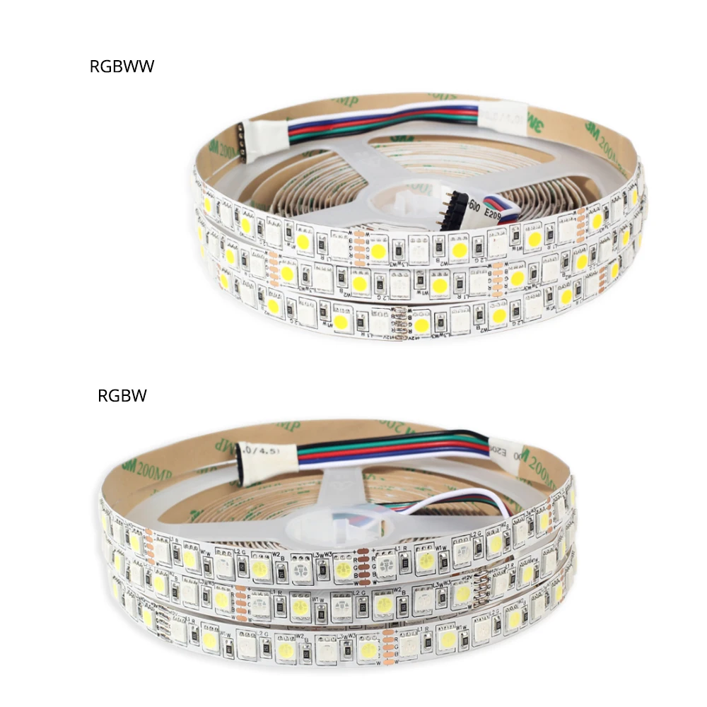 DC12V 5 м 120 светодиодов/м 96 Светодиодные полосы света RGB 5050 супер яркая Гибкая полоса