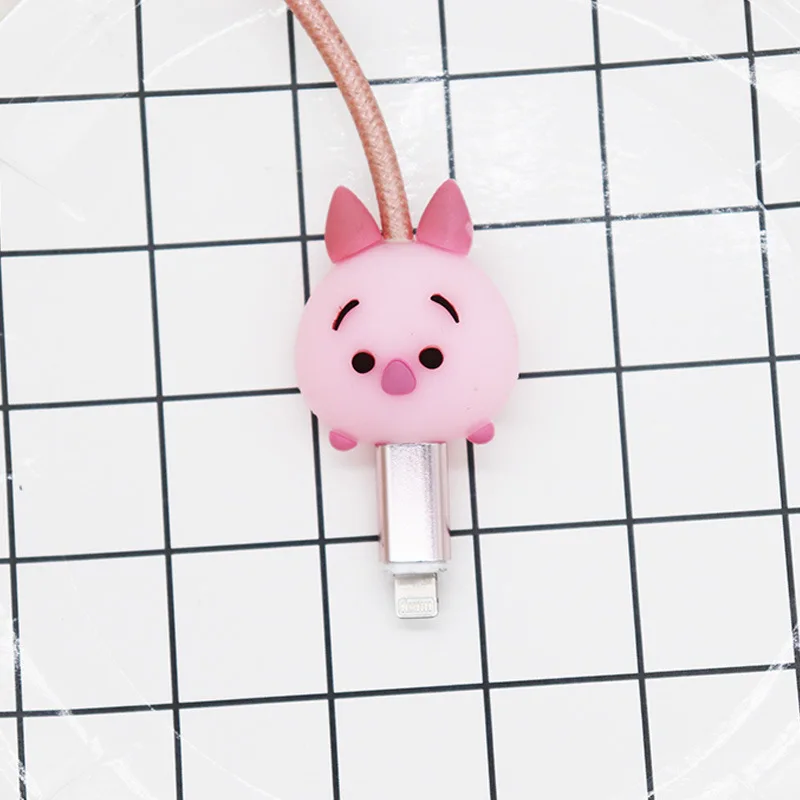 style 9 Прекрасный кабель аксессуар кабель протектор для iphone 5 6 7 8 USB линия передачи данных Защита кукла животное укус аксессуар Кабельный органайзер - Цвет: style 9