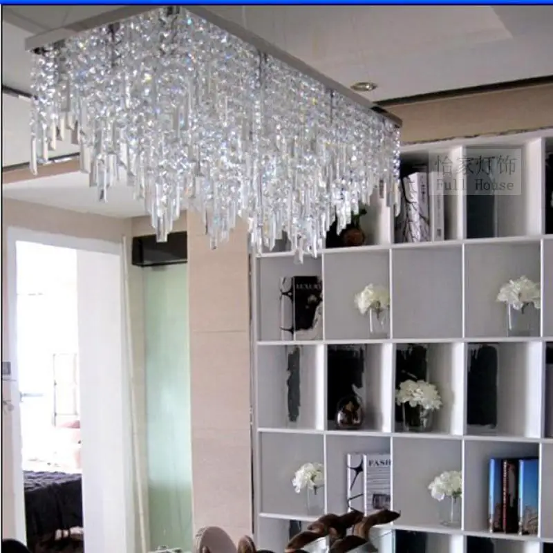 Италия подвесной хрустальный свет для кафе и столовой lustres de cristal Современная