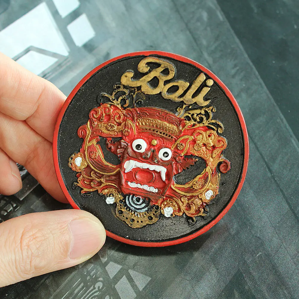 Сувенир для туристических путешествий Barong Бали Индонезия 3D магнит на