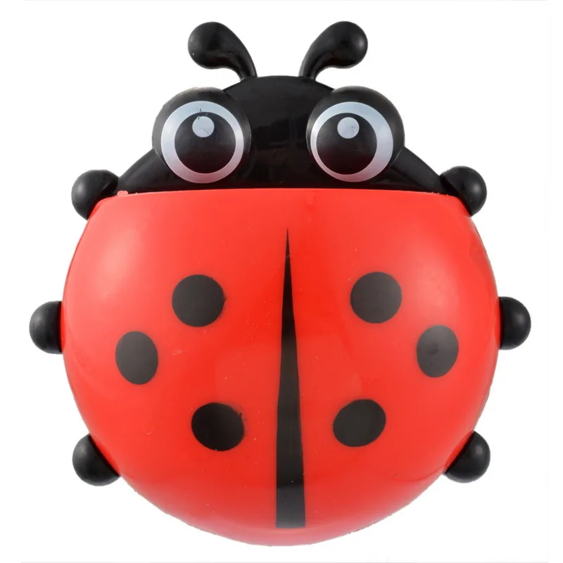 Настенный держатель зубной щетки с мультяшным рисунком стеллаж для хранения