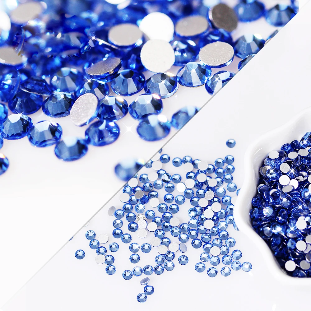 Nail Rhinestones And Gems Non Hotfix Flatback For Crafts Round Glass Shapes R006 | Красота и здоровье