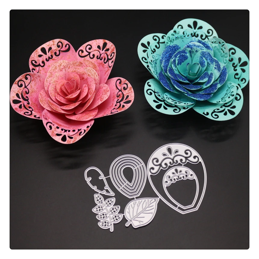 Металлические Вырубные штампы YINISE в виде цветов для женских украшение рукоделия