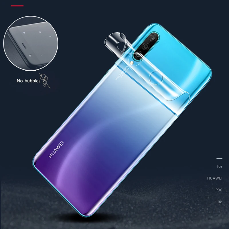 Изогнутая 3d пленка CHYI для Huawei P30 lite Nova 4E защитная с полным покрытием Гидрогелевая