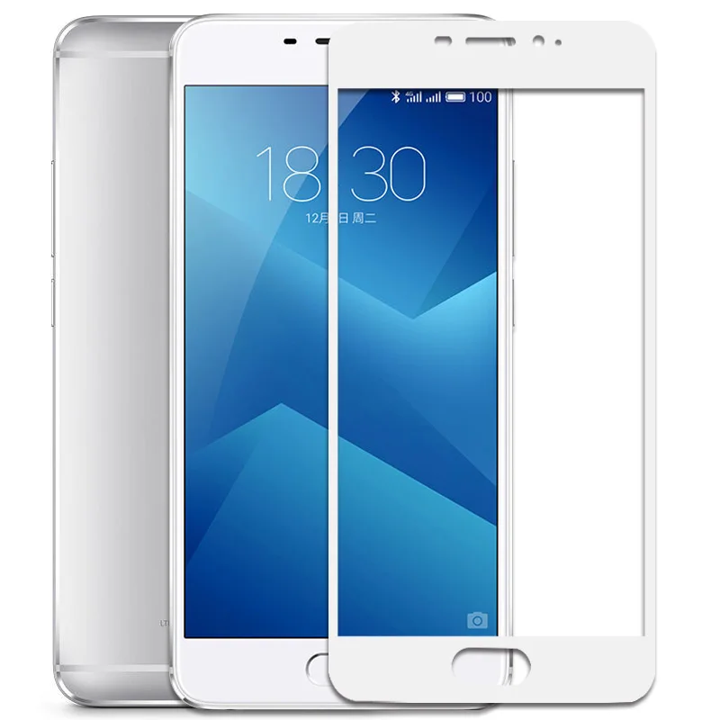 Для Meizu M5 Примечание полное покрытие Экран протектор 9 H закаленное Стекло