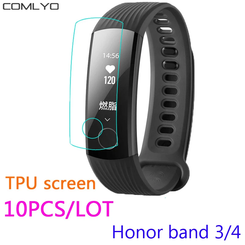 10 шт./упаковка Защитная пленка для Huawei Honor Band 3 /band 4|Смарт-аксессуары| |