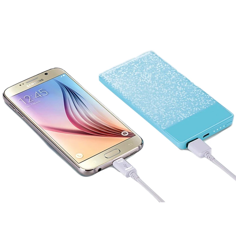 Мини банк питания 5000 мАч портативное Внешнее USB зарядное устройство для аккумулятора Банк питания 15 мм ультра тонкий для iPhone XS samsung Xiaomi Pover bank