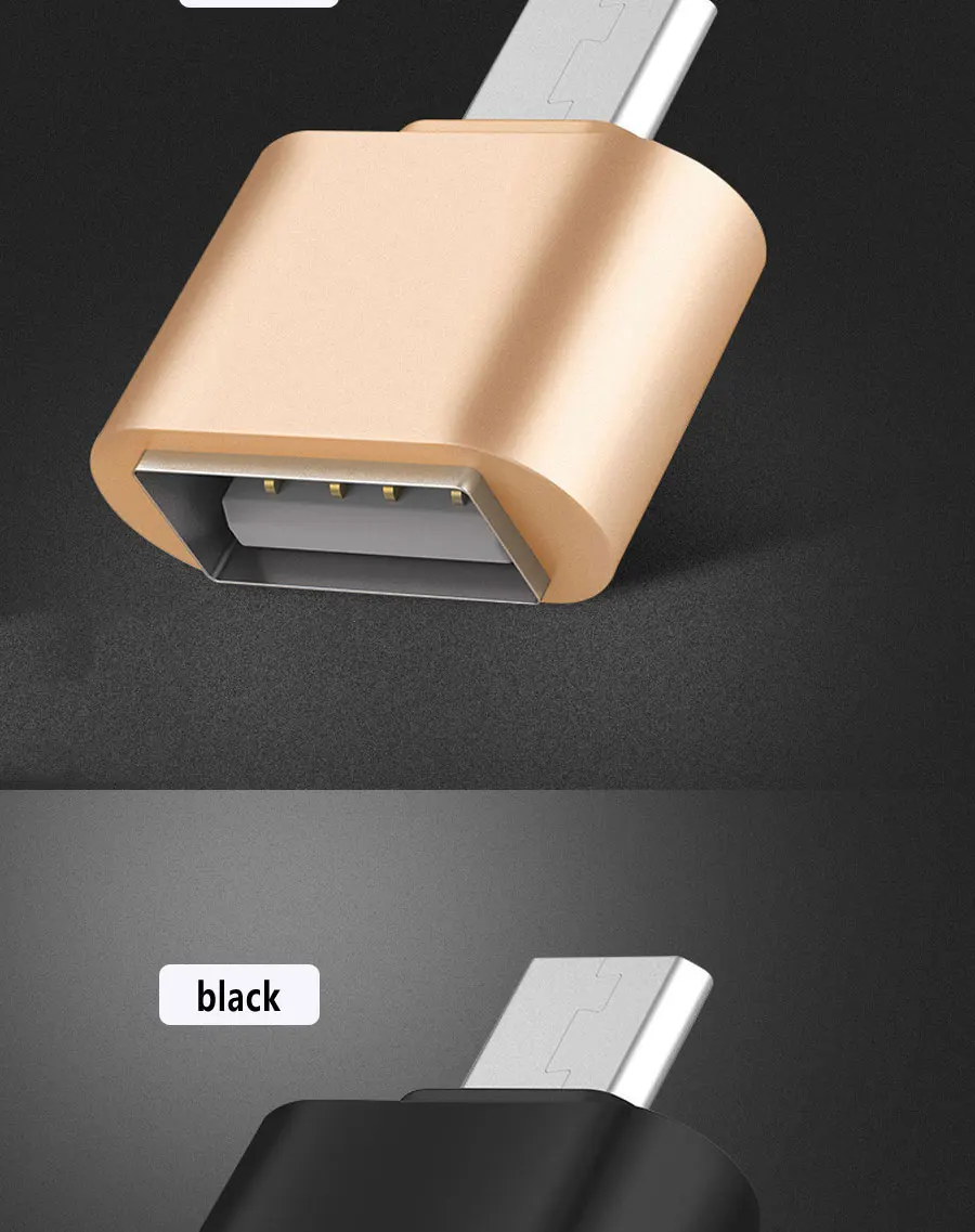 Micro USB мужчина к USB 2,0 Micro OTG адаптер Женский конвертер для samsung Xiaomi LG huawei Android телефоны планшеты флэш-накопители
