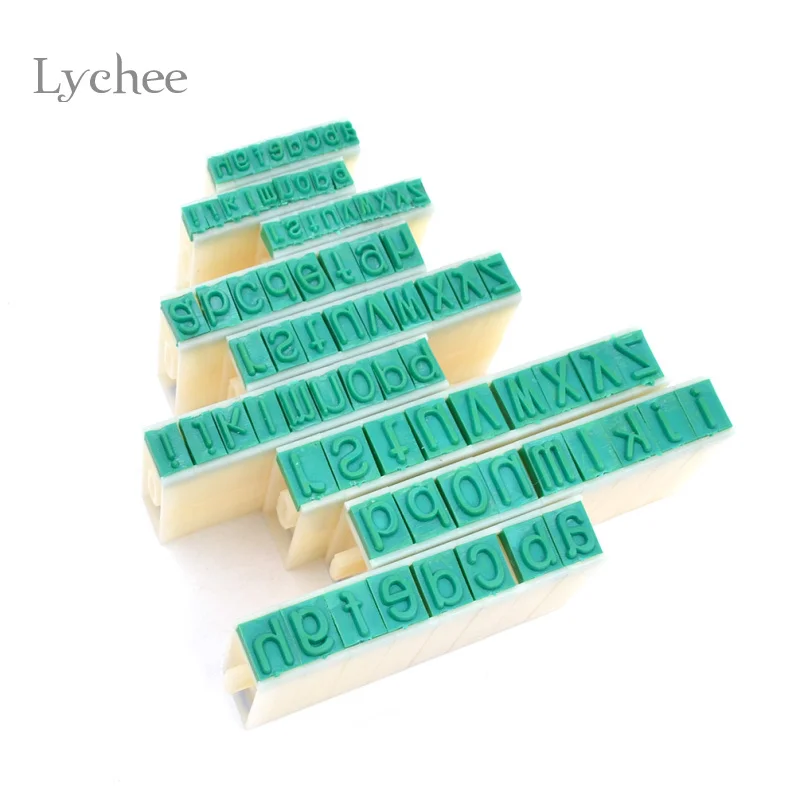 Lychee Life 1 набор Съемные пластиковые резиновые штампы с буквами английского