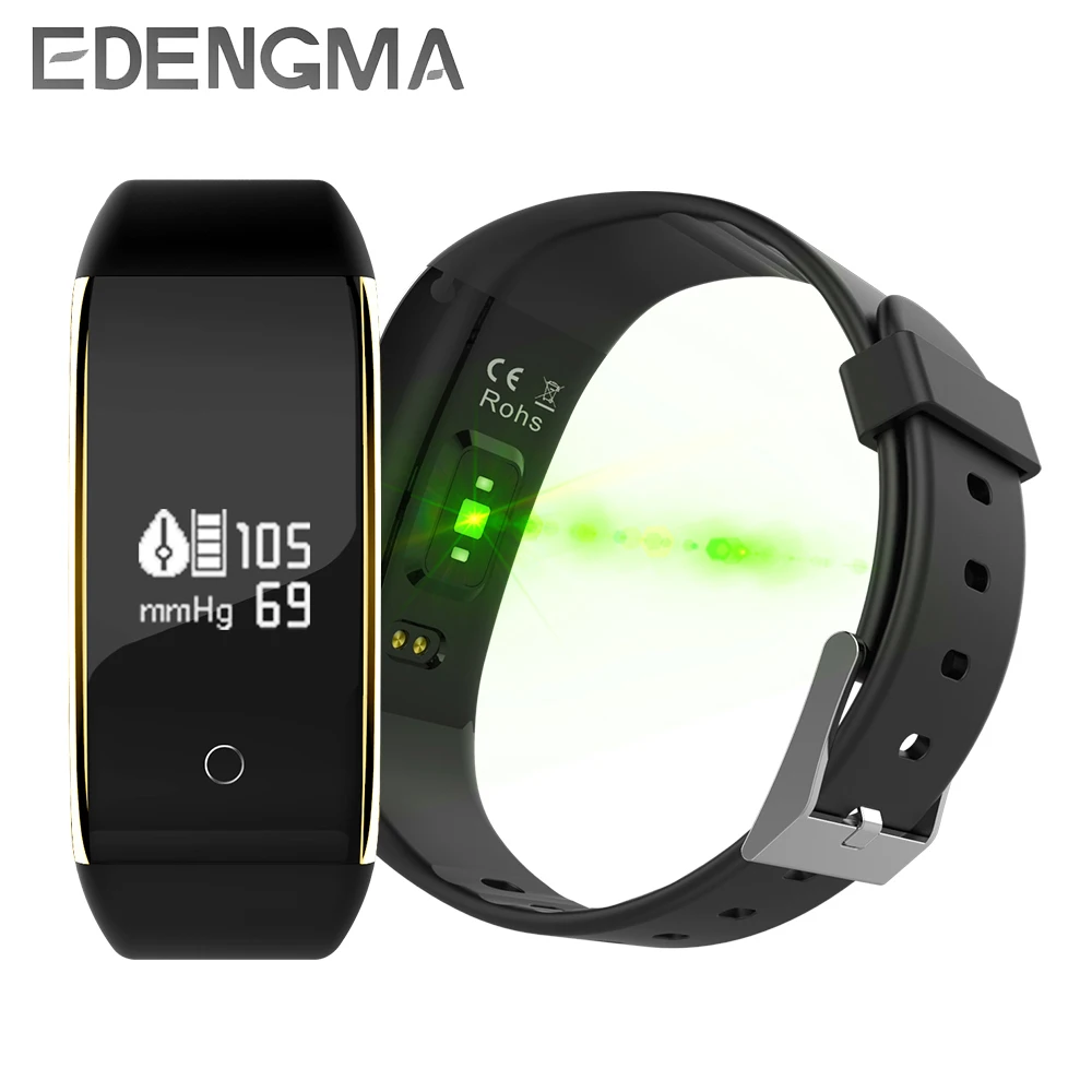 EDENGMA V9 кровяное давление пульсометр умный Браслет фитнес трекер для iOS Android телефон