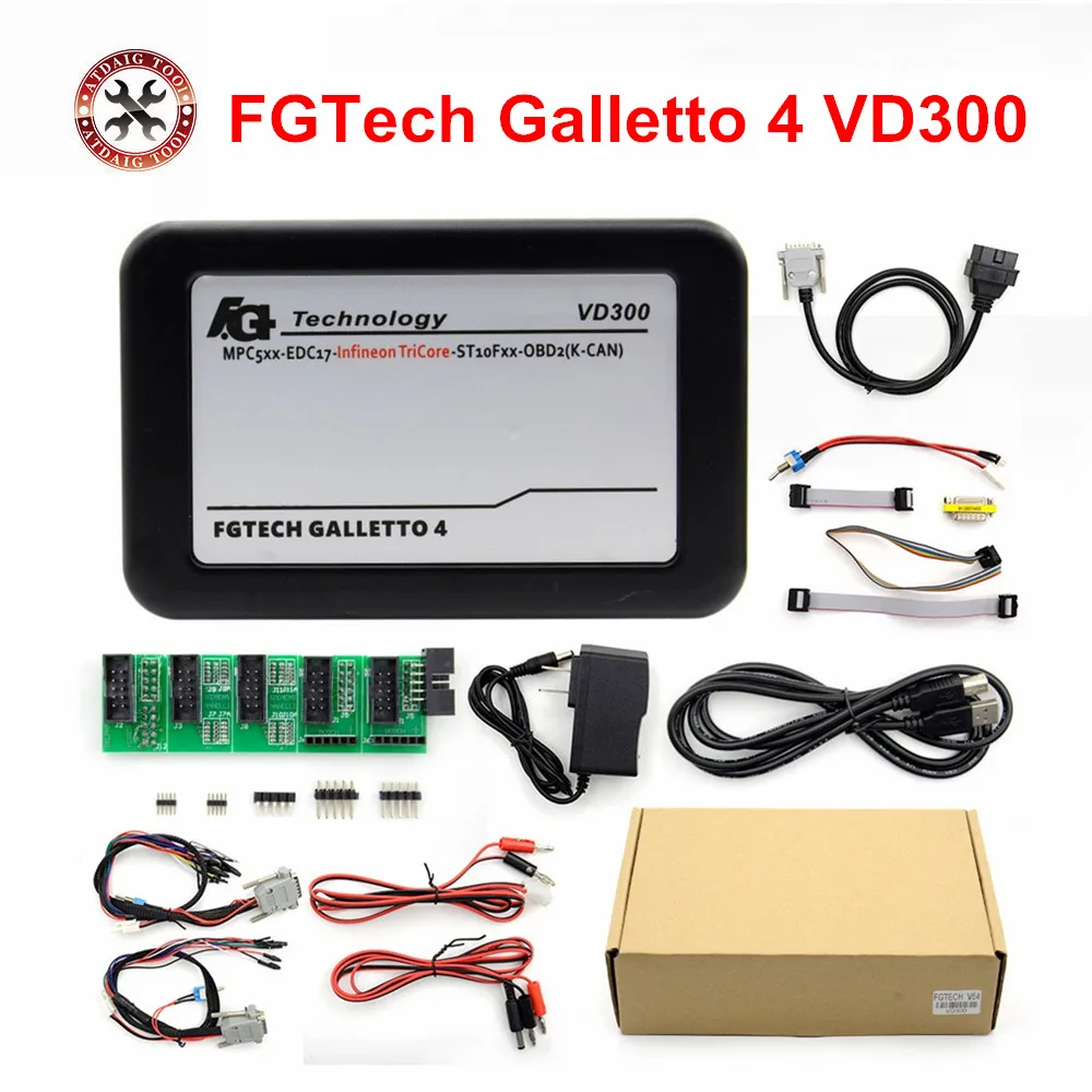 Высокое качество VD300 V54 FGTech galletto 4 Мастер v54 FG Tech нет время ограниченное БДМ OBD с
