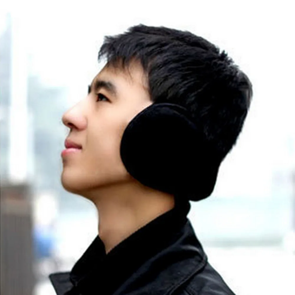 2018 новый зимний теплый флис теплые наушники плюшевая ткань крышки Mens Earwarmers мочки