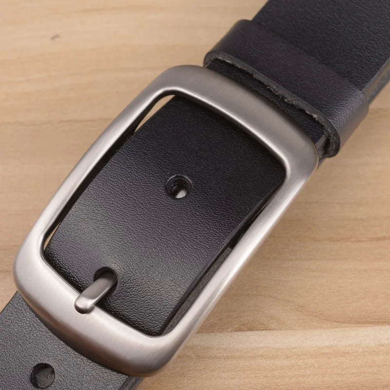 Мужской ремень из воловьей кожи с пряжкой язычком 2018|luxury brand men belt|luxury beltbelt |