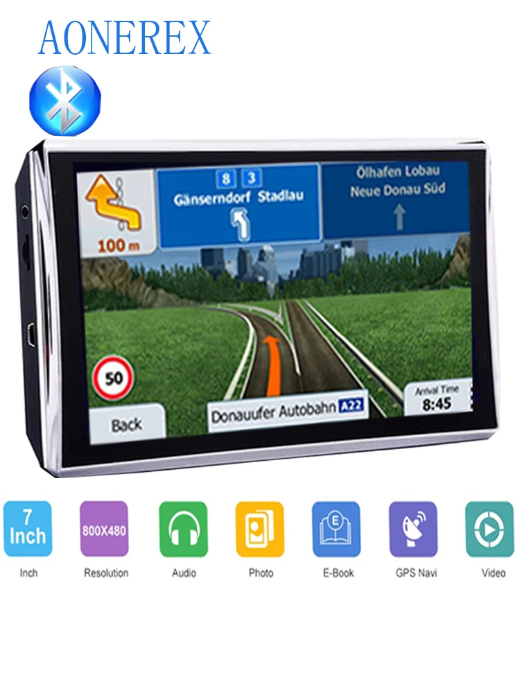 Gps-навигатор GPS7 ЖК-экран FM Bluetooth навигация GPS | Автомобили и мотоциклы