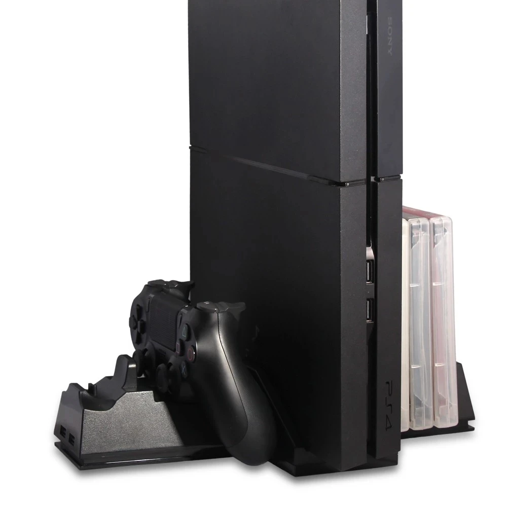For PS4 / Pro Console Multifunction Dock Professional Cooled Radiator Dual Charger Gaming Electronic Fan Stand | Электроника