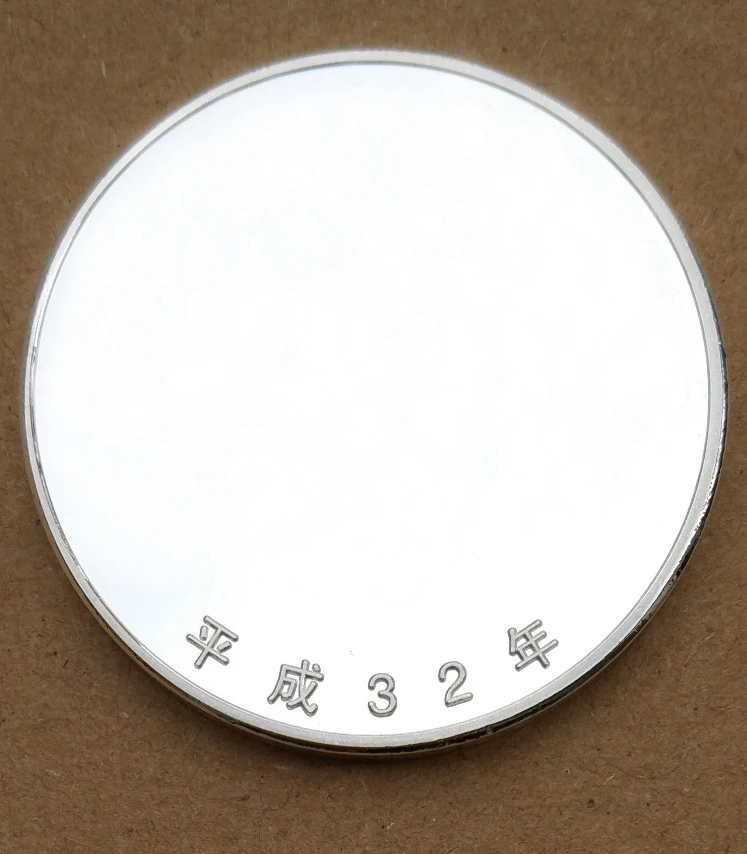Японская сувенирная монета с серебряным покрытием 40 мм|silver plated|silver silversilver medal |