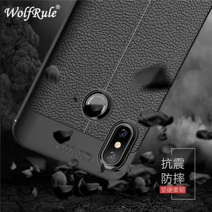 Imported WolfRule For Xiaomi Mi 8 Cover Shockproof Luxury Leather TPU Back Case For Xiaomi Mi 8 Funda For Xia