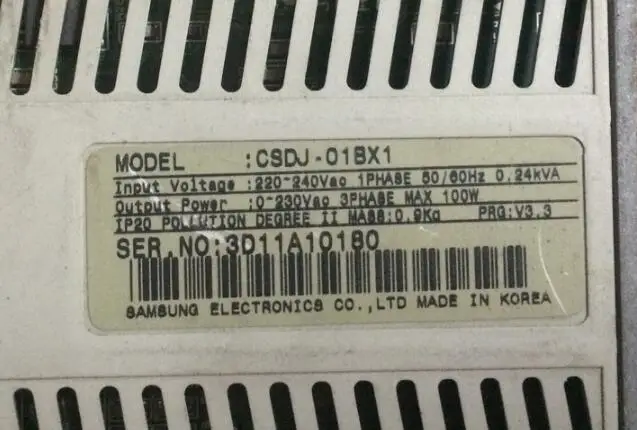 

Servo driver CSDJ_01BX1 , Used one , 90% appearance new , 3 months warranty , in stock