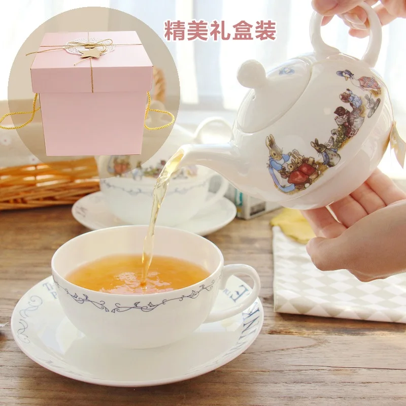 Композитный котелок английская костяная фарфоровая кофейная чашка посуда набор