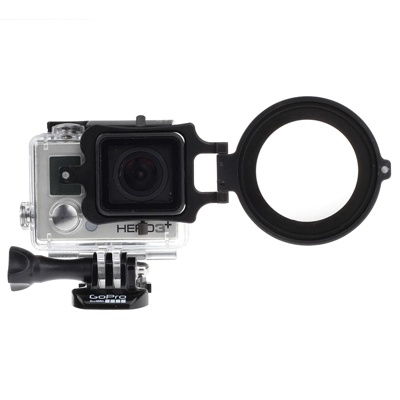 Кольцо адаптер для макрофильтра объектива 58 мм 16X Times Colse up HD с чехлом GoPro HERO 5 4 3 +