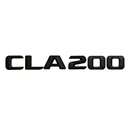 Матовый черный значок CLA 200 для задних букв в багажнике автомобиля, значок с эмблемой, наклейка с буквами для Mercedes Benz CLA Class CLA200