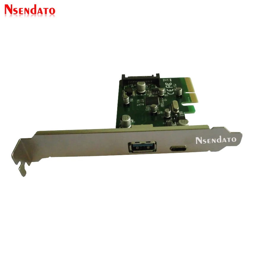 Карта PCIE 10 Гбит/с на USB 3 1 Type A Type-C PCI-E контроллер карта USB3.1 PCI Express 4x C + адаптер