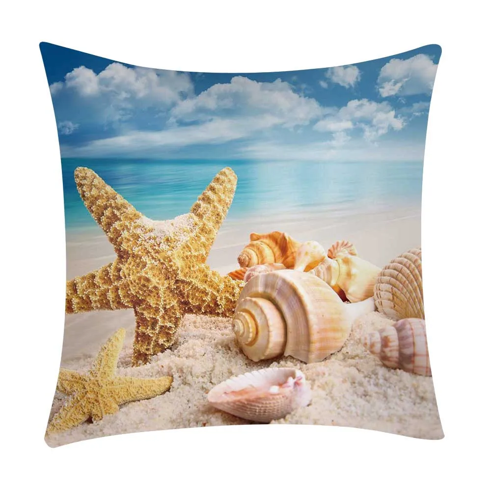 Чехол для подушки с принтом чехол из полиэстера дивана автомобиля домашнего