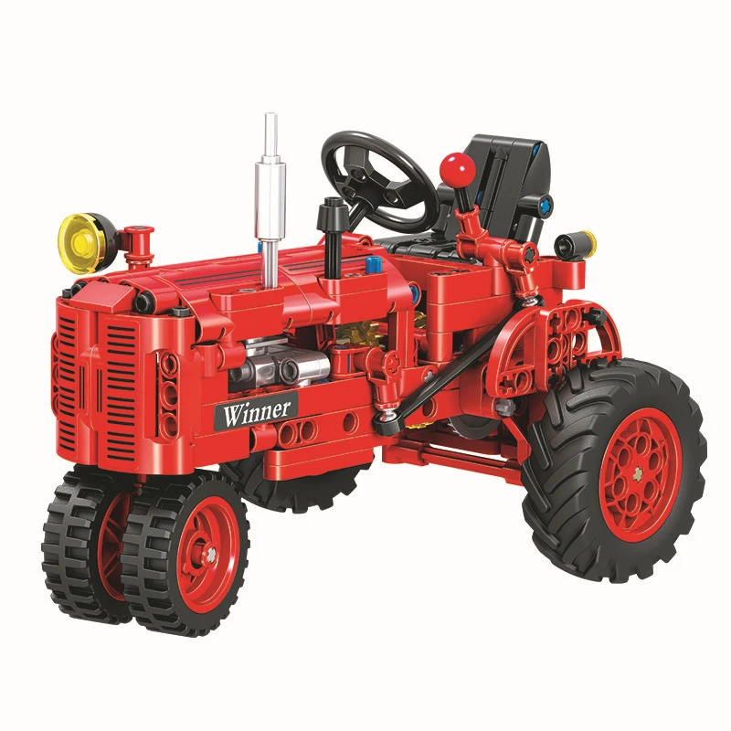 Technic 7070 302 шт классический старый трактор строительный блок игрушечный