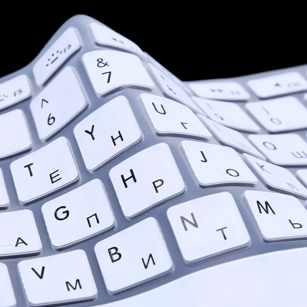 

US Version Russian Keyboard Silicone Skin Cover For Apple Macbook Air Pro 13 15
