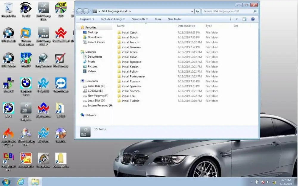 2020 11 для BMW ICOM A2/A3/далее программное обеспечение на 500 Гб HDD /720 ГБ SSD ISTA/D (4 25) &amp