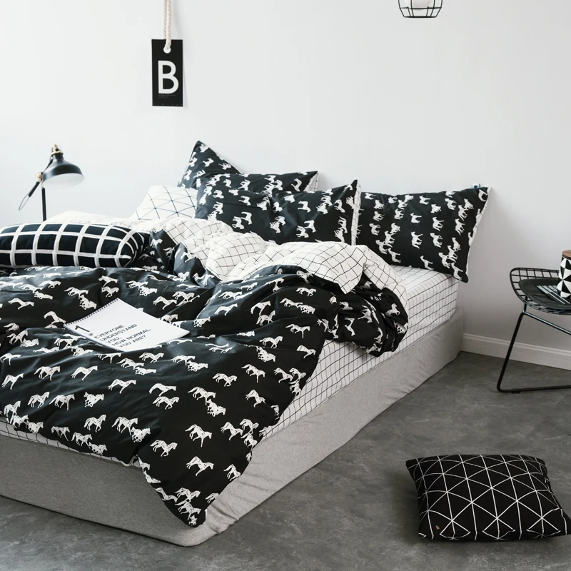 600TC хлопковый комплект постельного белья, европейский размер, пододеяльник, пододеяльник, набор постельного белья, постельное белье, набор постельного белья, двойной, королева, одиночная лошадь