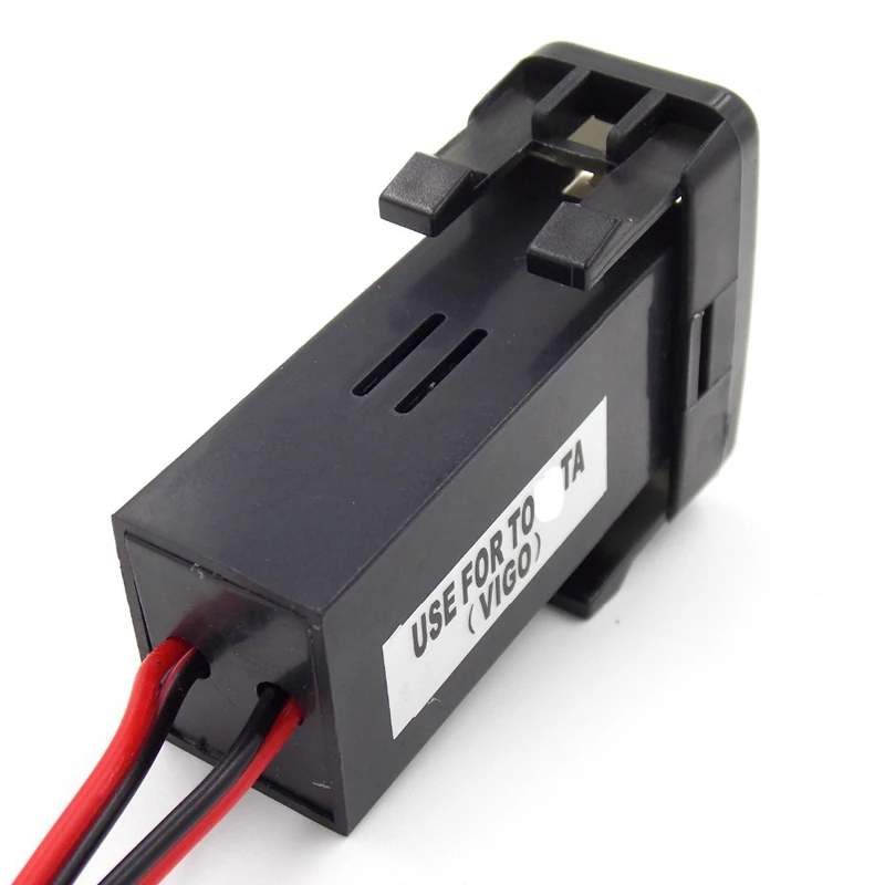 2 x USB разъем интерфейса панель для Toyota Hilux VIGO зарядка MP3 MP4 смартфона планшета ПК